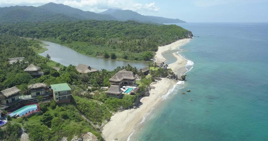 senda casa tayrona los naranjos vista aerea horizontal