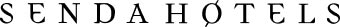 logo horizontal senda hotels negro
