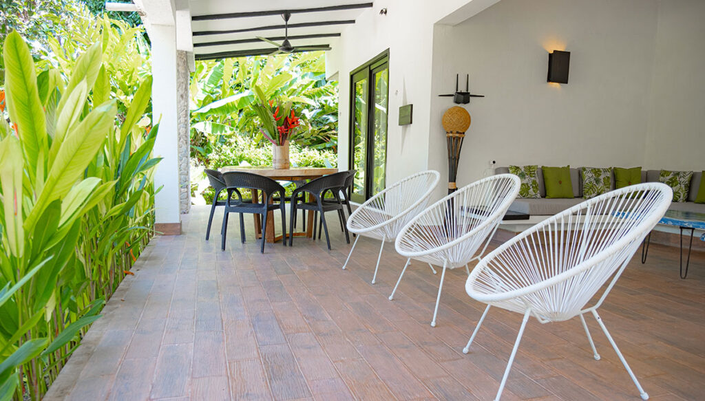 senda beach house tayrona sala de estar relajacion