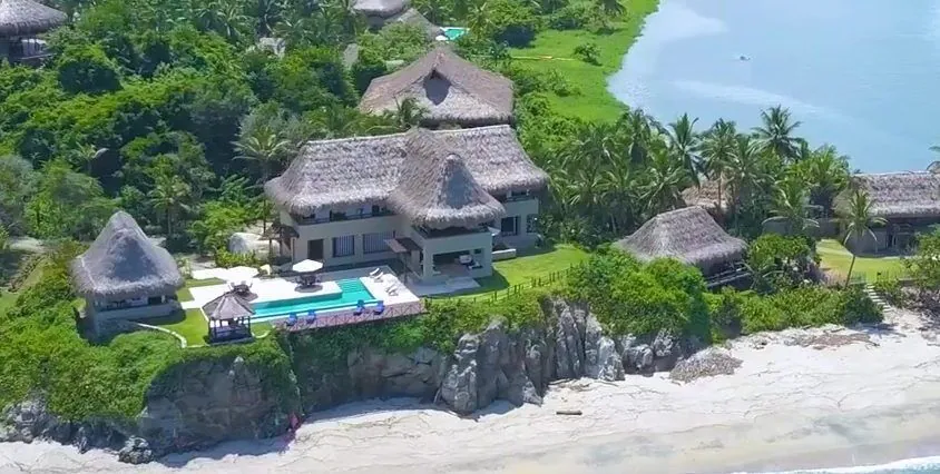 casa tayrona vista frontal aerea