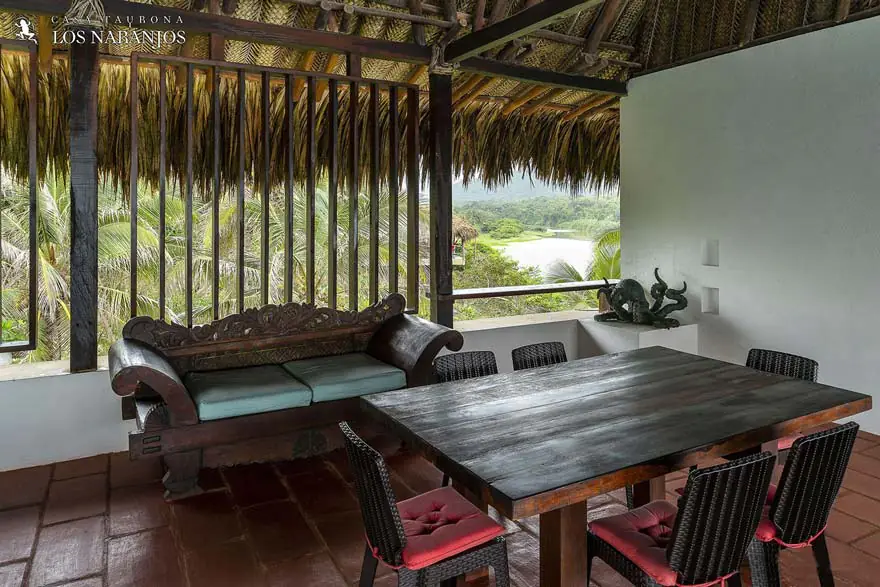 sala de estar senda casa tayrona los naranjos