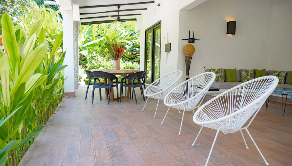 senda beach house tayrona sala de estar relajacion